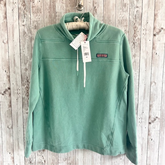 Vineyard Vines Tops - Vineyard Vines Sea Green Shep Shirt Hoodie New XS
